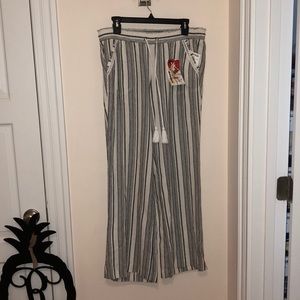 Jolt Striped Pants NWT